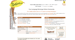 Desktop Screenshot of mylanguageexchange.com